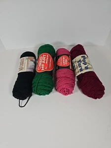 4x Misc Misfits Yarn Lot Red Heart Pop'n Yarn Soft Creations  - Picture 1 of 11
