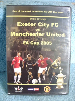 Exeter City vs Man Utd FA Cup 2005 (DVDR2) 2Discs John Motson 180mins+Ext - Image 1 of 4