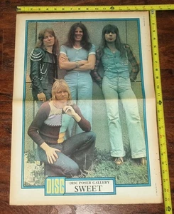 SLADE Vintage UK Newspaper 1974 Poster 16 1/2 X 23 Inches Noddy Holder Glam Rock - Picture 1 of 2