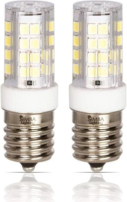 Simba Lighting® LED T6 4W 40W Equivalent Bulbs 120V E17 6000K Daylight 2-Pack - Image 1 of 4