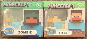 Tubbz Mini Minecraft Zombie & Steve Gummienten Konvolut ideal für Jeeps - Bild 1 von 5