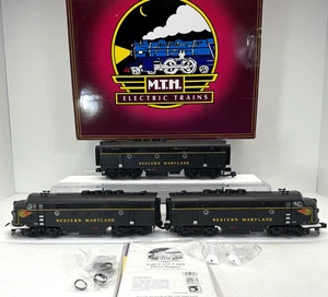 MTH Premier 20-2821-1 Western Maryland F-3 ABA Diesel Set PS.2 O New 3v Fireball - Picture 1 of 24