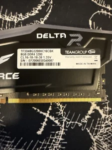 TEAMGROUP T-FORCE DELTA RGB 16GB (2x8GB) CL16 DDR4 RAM 3200MHz - Picture 1 of 2