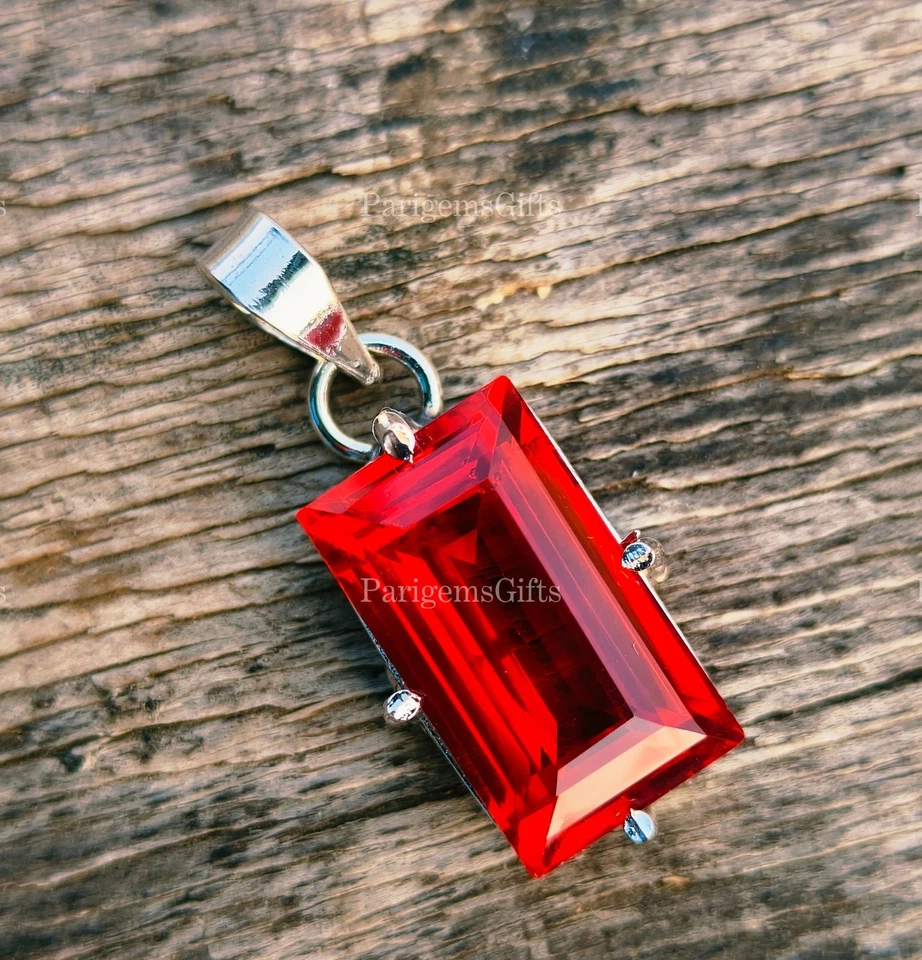 Anello di fidanzamento in argento regolabile con zaffiro arancione da donna... - Immagine 1 di 1