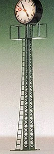 Brawa 5368 HO Reloj Estación Iluminado en Mástil de Enrejado Foto 1 de 2