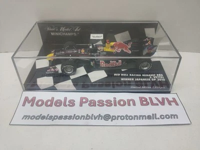 Red Bull RB6 Vettel Winner Japanese GP 2010 1/43 Minichamps - Photo 1/4