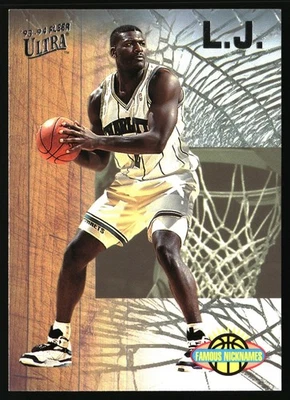1993-94 Fleer Ultra Larry Johnson Famous Nicknames #6 - Image 1 of 2
