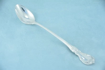 Cuchara de té helada Reed & Barton de plata esterlina borgoña de 7-5/8" sin monograma Foto 1 de 4