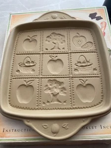 Molde de pan corto con diseño de manzana arte galleta marrón bolsa marrón 1994 - Imagen 1 de 3