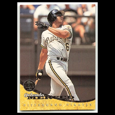 Orlando Merced #388 1994 Leaf Pittsburgh Pirates Baseball Card MLB NM - Image 1 of 3