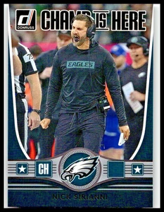 2025 Donruss #CIH-NSI Nick Sirianni Champ is Here - Picture 1 of 2