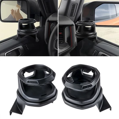 Portavasos ventana delantera 2 piezas para Ford Bronco 2/4 puertas 2021-2024 con adhesivo EE. UU. Foto 1 de 4