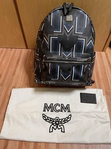 MCM Geometric Leather Backpack - Picture 1 of 9