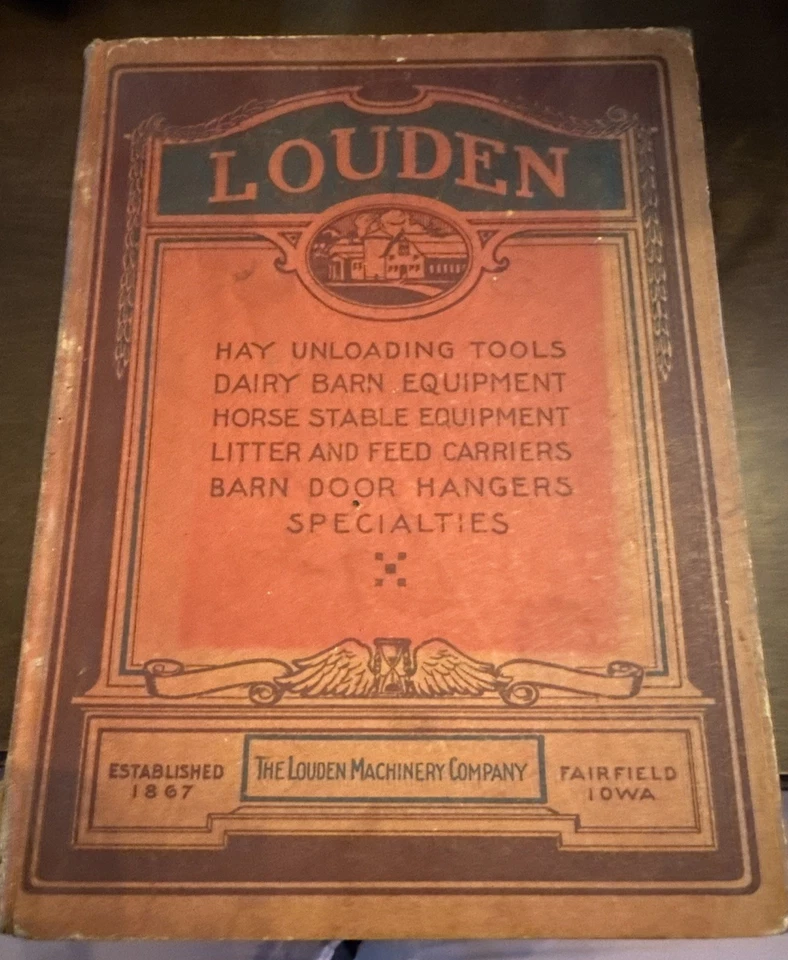 Louden Machinery Co Catalog #46 Dairy Barn Equipment Hay Hog House 1916 - Image 1 of 4