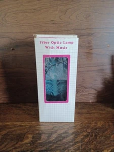 Vintage A B C Fiber optic flower lamp. Lights Up But Can't Get The Music To Play - Picture 1 of 8