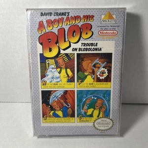 A Boy And His Blob: Trouble on Blobonia Nintendo NES Game With Box  - Picture 1 of 8
