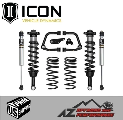 ICON 1.25-3" Lift Stage 2 Suspension Kit w/ Tubular for '25+ Toyota 4Runner 4WD - Image 1 of 4