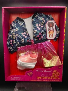 Our Generation Bloomy Blossom Outfit für 18" Puppen mit Blumen Jacke Rock - Bild 1 von 5