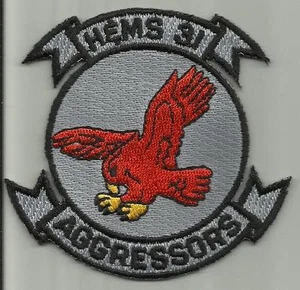 H&MS 31 AGGRESSORS USMC MILITARY PATCH HEADQUARTERS AND MAINTENANCE SQUADRON USA - Picture 1 of 1