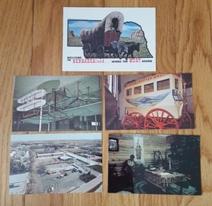 5 Postkarten unbenutzt mit Szenen aus Nebraska Pioneer Village - Bild 1 von 2