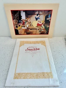 Disney Classic SNOW WHITE and the SEVEN DWARFS Commemorative Lithograph 1994 - Picture 1 of 9