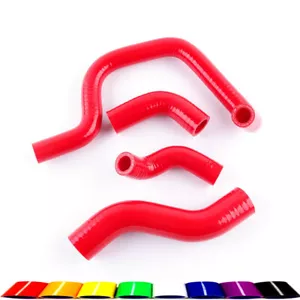 For 2005 2006 HONDA VT750 DCB SHADOW SPIRIT Red Silicone Radiator Coolant Hose - Picture 1 of 8