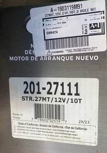 New OEM, A&I Products, A - 1903119M91, Starter - Picture 1 of 1