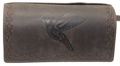 Geldbörse Büffelleder Kolibri Smartphon Damenbörse RFID/NFC Naturleder Geldbörse - Bild 1 von 4