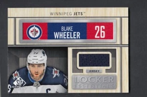 2019-20 SP Game Used Locker Essentials Jersey #LE-BW - BLAKE WHEELER - Imagen 1 de 1
