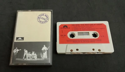THE WHO   LIVE AT LEEDS    MC MUSIC TAPE - Imagen 1 de 4