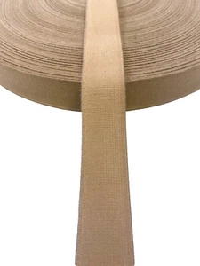 1 INCH Military Elastic Webbing MIL-W-5664 MilSpec Per Yard - TAN - Picture 1 of 4