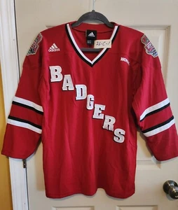 ADIDAS Youth Large/ XL Badgers Culvers Camp Randal Hockey Classic 2010 Jersey - Picture 1 of 4
