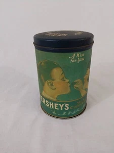 Contenedor publicitario vintage Hershey's un beso para ti 6"" x 4"" como nuevo - Imagen 1 de 4