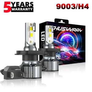 2Pcs H4/9003/HB2 6000K Super white Kit LED Headlight Bulbs High Low Beam Combo - Picture 1 of 11