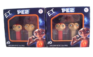 PEZ 40th Anniversary E.T. Extra-Terrestrial Set of 2 New - Picture 1 of 1