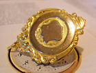 Fob 12ct Gold/P Pocket Watch Chain Vintage Shield Fob Victorian Style 1950s Nos