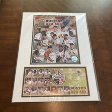 Boston Red Sox 2007 World Series Champions Stamped Envelope Matted 16 x 12 MF2-9