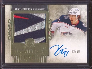 2022 THE CUP KENT JOHNSON LIMITED LOGOS PATCH JERSEY AUTO AUTOGRAPH /50! - Picture 1 of 2