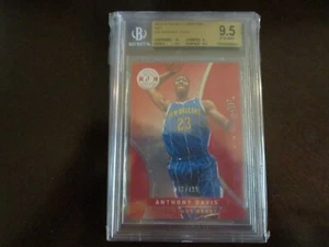 ANTHONY DAVIS ROOKIE BGS 9.5 2012 TOTALLY CERTIFIED RED #/499 Subs 10,9.5,9.5,9 - Picture 1 of 12
