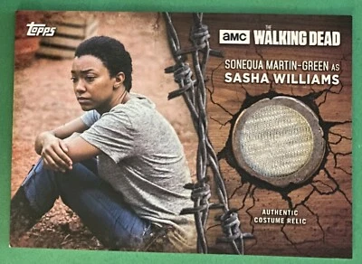 The Walking Dead Temporada 7 Sonequa Martin-Verde como Sasha Williams Disfraz Reliquia Foto 1 de 2