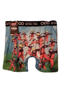 Odd NARUTO SHIPPUDEN Novelty Boxer Brief Underwear Men's Size XL 40-42 NWT - Picture 1 of 5