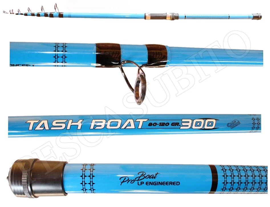 canna da pesca bolentino task boat 2.70m 80/120g mare barca pagello sarago orata - Immagine 1 di 1