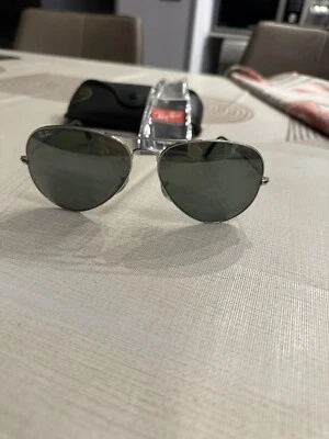 Ray-Ban Aviator Mirror RB3025 62 14 Occhiali da Sole - Argento - Immagine 1 di 4
