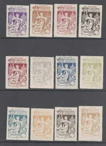 MAGDEBURG GERMANY 1899 FOOD & LUXURY GOODS EXHIBITION POSTER STAMPS - Imagen 1 de 1