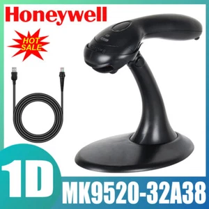 Honeywell Voyager MK9520-32A38 1D Laser USB Handheld Barcode Scanner With Stand - Picture 1 of 8