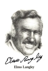 Firmado Elmo Langley - Auto Postal Superior 1991 Tarjeta de Carreras - Fallecido 1996 - Imagen 1 de 2