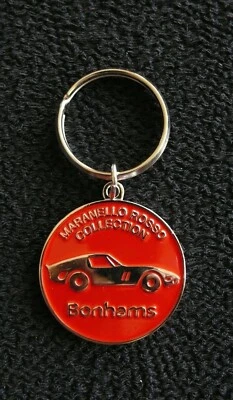 NEW 2014 Bonhams Maranello Rosso FERRARI Auction Key Ring Hanger Fob 250 GTO - Image 1 of 4