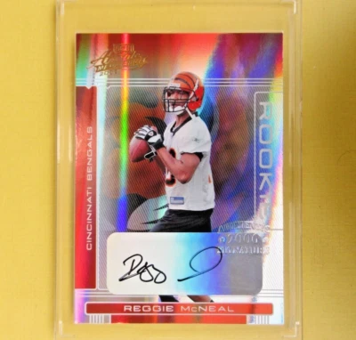 REGGIE McNEAL  2006  ROOKIE  AUTO.  /349  Playoff #223  Cincinnati Bengals - Image 1 of 4
