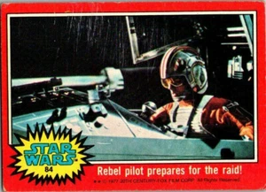 Vintage 1977 Star Wars Trading Card Red Series 2 #84 Rebel Pilot  - Picture 1 of 2