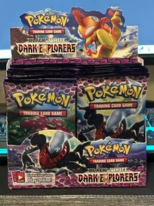Pokémon TCG BLACK AND WHITE Dark Explorers Box Fresh Booster Pack (Unweighed) - Picture 1 of 2